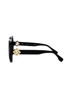 FENDI 女士太阳镜 FE40139I01V AW2024 黑色 FF DIAMONDS