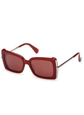 MAX MARA 女士眼镜 MM016669S AW2025 粉红色 全框太阳镜配饰