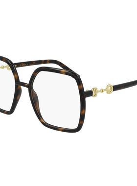 1h可退 GUCCI 女士眼镜 GG0890O002 AW2025 黑色 GG0890O