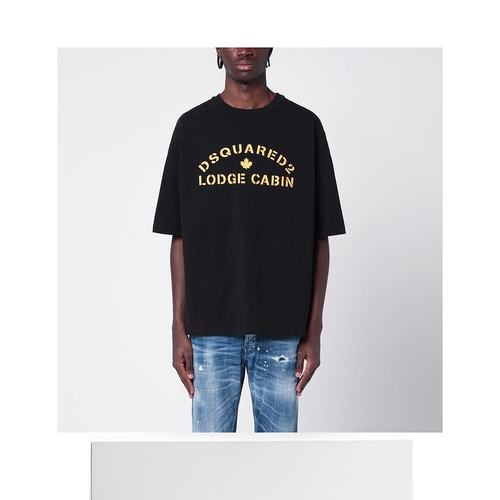 1h可退 潮奢 Dsquared2 二次方 男士 短袖T恤 S74GD1382S24583 - 图3