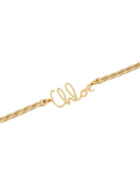 CHLOÉ 女士项链 CH25AJN33CVB2YA SS2026 金色 Plage 项链