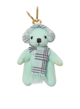 BURBERRY 女士项链 81199771 AW2025 花色 Thomas 泰迪熊吊饰挂件