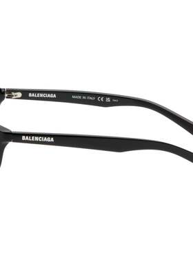 Balenciaga 巴黎世家 男士 黑色太阳镜 BB0401S001BLACKBLACKGREY