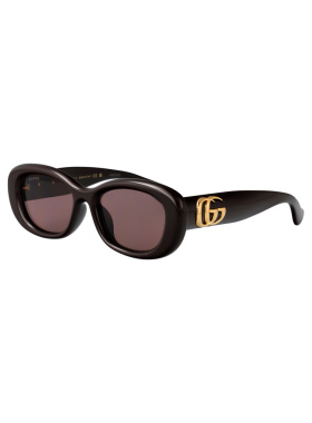 GUCCI 女士太阳镜 GG1829SK004 AW2025 黑色 椭圆形太阳镜古驰