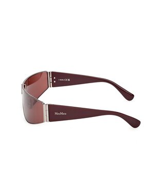 1h可退 MAX MARA 女士太阳镜 MM016414S CO 酒红色配饰