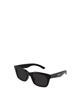 BALENCIAGA 男士眼镜 BB0468S001 SS2026 黑色 几何太阳镜
