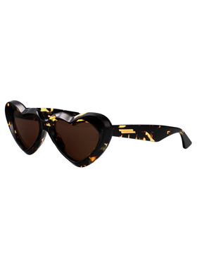 BOTTEGA VENETA 女士太阳镜 BV1432S002 AW2025 黑色配饰