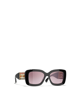 CHANEL 女士太阳镜 CH5535QC622S1 CO 黑色 全框太阳镜