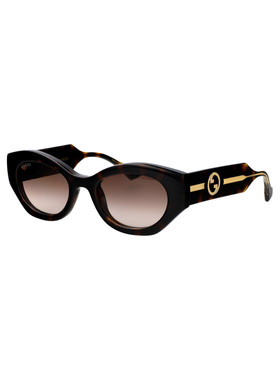 GUCCI 女士眼镜 GG1553S002 SS2026 花色 几何框【付后1h可退】