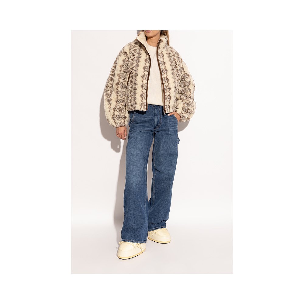 1h可退 MOON BOOT 女士雪地靴 80D14093400L002F CO 米白色 Snow - 图1