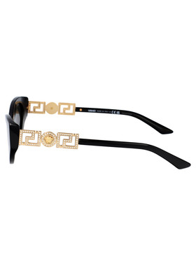 versace 范思哲 女士 黑色醋纤太阳眼镜 0VE4470BGB187GB187GB1/8