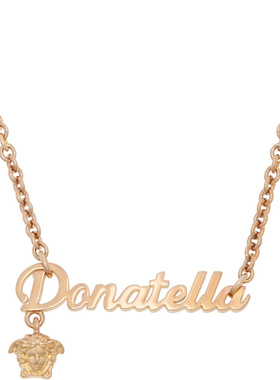 VERSACE 女士项链 DG1I053DJMTKVOKVO AW2025 金色锁骨链吊坠