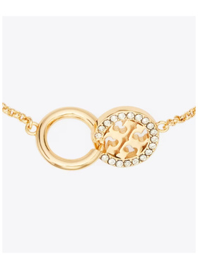 1h可退 TORY BURCH 女士手链手镯 171661783 AW2025 金色 ICON PA