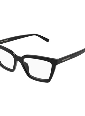 SAINT LAURENT 女士眼镜 SL912001 SS2026 黑色 全框平光镜