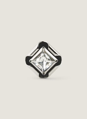 GIVENCHY 女士戒指 BF30MBF005723 SS2026 银色 Deconstructed Cr