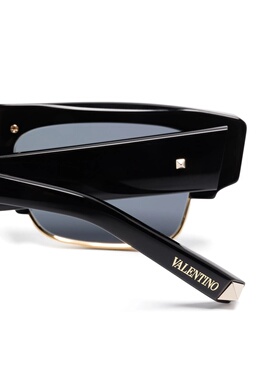 VALENTINO 女士太阳镜 VLS164A52BLKGLD AW2025 黑色