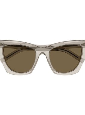 SAINT LAURENT 女士眼镜 SL214KATE032 AW2025 棕色太阳镜