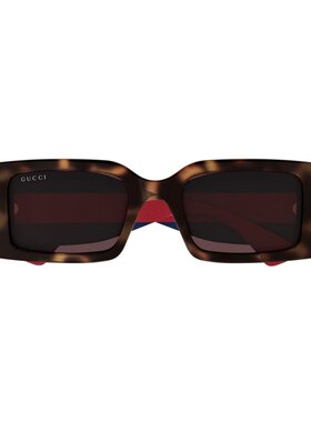 1h可退 GUCCI 女士眼镜 GG1860S002 CO 红色 全框太阳镜古驰配饰