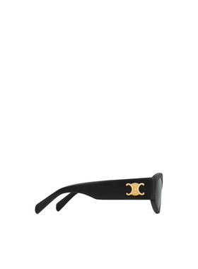 CELINE 女士太阳镜 4S308CPLB38NO AW2025 黑色 全框太阳镜配饰