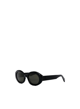 1h可退 CELINE 女士眼镜 CL40194U5205A AW2023 灰色 徽标太阳镜