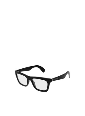 GUCCI 男士眼镜 GG1933O001 AW2025 黑色 几何平光镜古驰