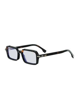 FENDI 男士眼镜 FE40174I056 SS2026 白色 矩形太阳镜