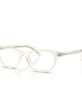 PRADA 女士眼镜 PRD01VU12X1O1 SS2026 白色 全框平光镜