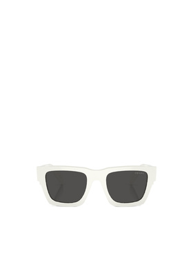 1h可退 PRADA 男士太阳镜 PRA06S17K08Z AW2024 白色 方框太阳镜