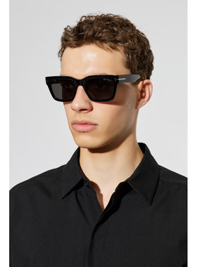 TOM FORD 男士太阳镜 FT133305501A CO 黑色 Sunglasses