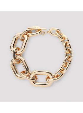 1h可退 潮奢 Rabanne 女士 徽标颈链 22ABB0015MET282吊坠