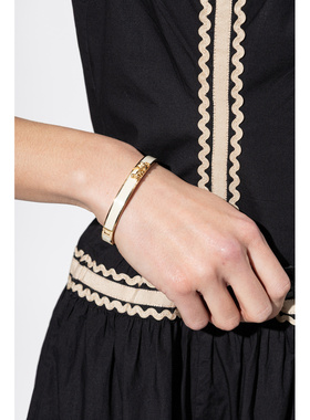 COACH 女士手链手镯 37335755GLD100 SS2026 乳白色 Brass bracel