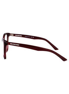 1h可退 BALENCIAGA 女士眼镜 BB0405O004 SS2025 红色 全框平光镜