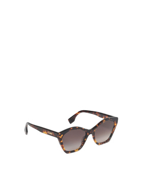 FENDI 女士眼镜 FE40175I56B AW2026 灰色 几何太阳镜
