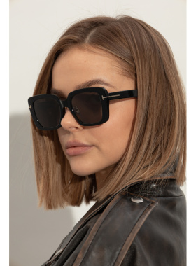 1h可退 TOM FORD 女士太阳镜 FT1169K05401A CO 黑色