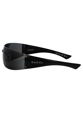 GUCCI 男士太阳镜 GG1958S002 AW2025 黑色 无边框太阳镜古驰