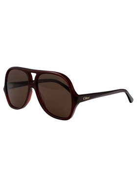 CHLOÉ 女士太阳镜 CH0289S002 SS2026 棕色 Sunglasses