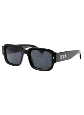 DSQUARED2 男士太阳镜 ICON0009S807 AW2025 黑色