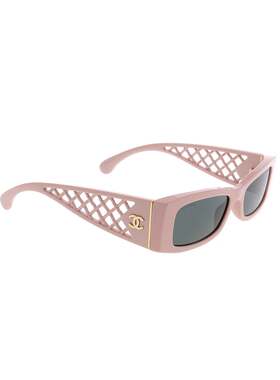 CHANEL 女士眼镜 CH55661846S4 CO 灰色 全框太阳镜