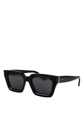 JIMMY CHOO 女士眼镜 MEGSS807T4 SS2025 黑色太阳镜 MEGS/S