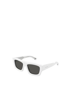 1h可退 GUCCI 男士太阳镜 GG1926S007 AW2025 白色 矩形太阳镜