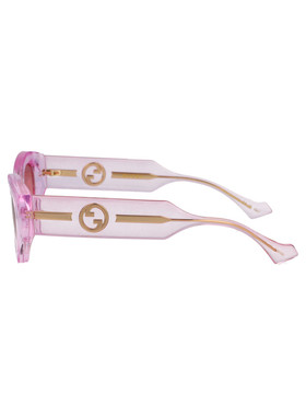 GUCCI 女士眼镜 GG1553S003 AW2025 古驰粉红色太阳镜配饰