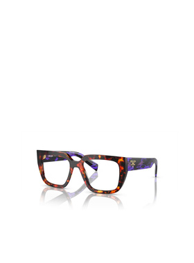【99新未使用】PRADA 女士眼镜 PRA03V14O1O1 AW2025 黑色 logo标