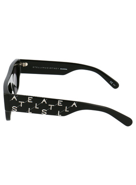 Stella Mccartney 斯特拉 麦卡特尼 女士 BIO 黑色醋纤太阳眼镜 S