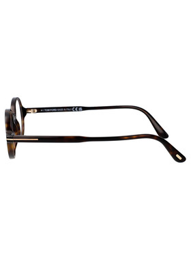 TOM FORD 男士眼镜 FT5975B052 SS2025 黑色 几何平光镜