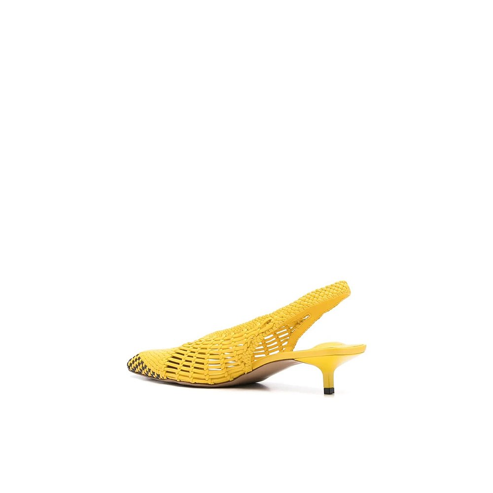 1h可退 JACQUEMUS 女士凉鞋 241FO1384357250 SS2025 黄色单鞋 - 图1