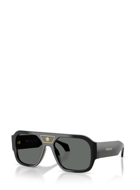 VERSACE 男士眼镜 VE4508UGB187 AW2026 黑色 Medusa geometric-f