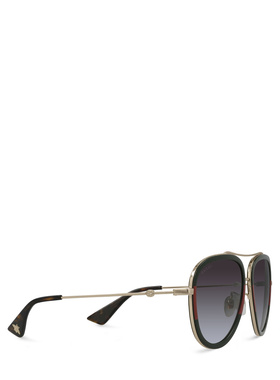GUCCI 女士眼镜 GG0062S003 SS2025 金色 Gucci GG0062S gold fem