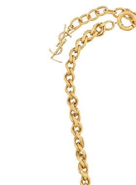 SAINT LAURENT 女士项链 843407Y15008060GOLD AW2025
