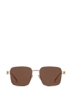 1h可退 GUCCI 男士太阳镜 839995I33318023 AW2025 金色 SUNGLASS