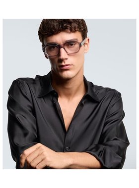 1h可退 潮奢 Celine 思琳 男士 3 圆点方形眼镜 grey灰色 舒适时